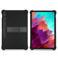 FUNDAANTIGOLPES - Funda Silicona Negro para tablet Samsung Galaxy Tab S7 FE