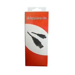 GENERICO - Cable De Carga Para Mando Dualshock 4 Playstation 4 Negro.