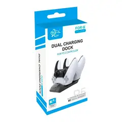GENERICO - Doble Cargador para Controller PS5 KJH.