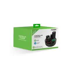 DOBE - Base Cargador + 4 Baterias Recargable Series S/X/X-One/S/X Negro.