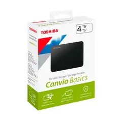 TOSHIBA - Disco Duro Externo 4TB Canvio Basics USB 3.0