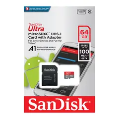 SANDISK - Memoria Ultra Micro SDXC 64GB UHS-I