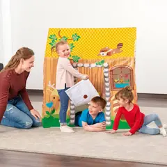 BESTWAY - Casita Armable Diseño Selva Niñas Y Niños 102x76x114