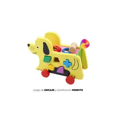GENERICO - JUEGO DE ENCAJE Y CLASIFICACIÓN PERRITO