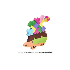 GENERICO - TORRE DE TETRIS EN FORMA DE ERIZO