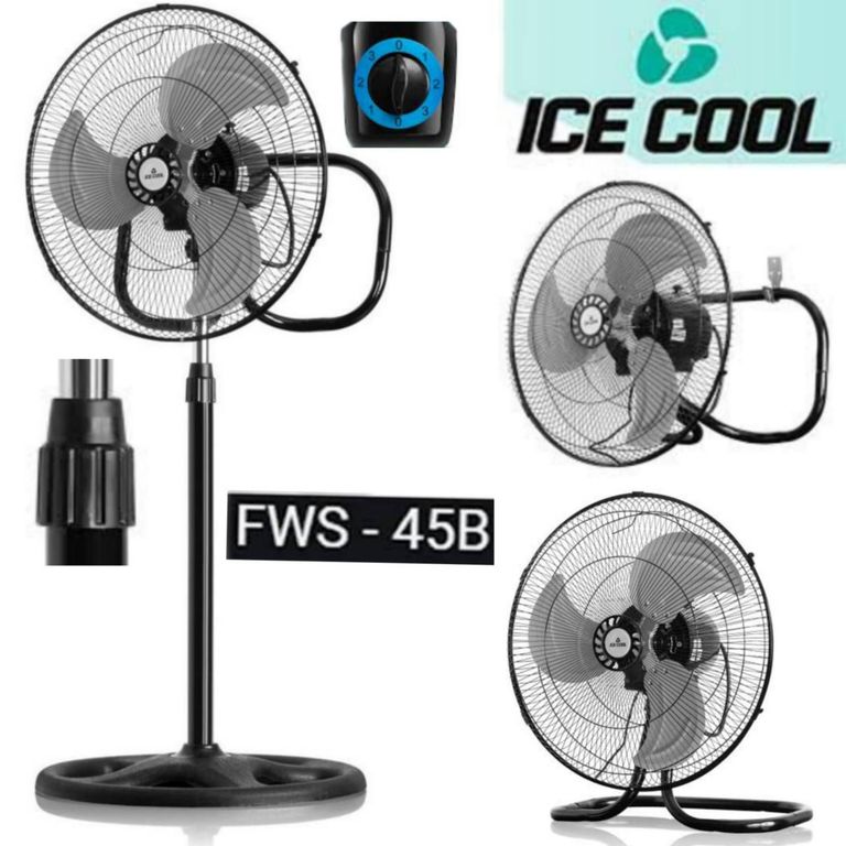 Ventilador de 3 Aspas 3 EN 1 Pedestal