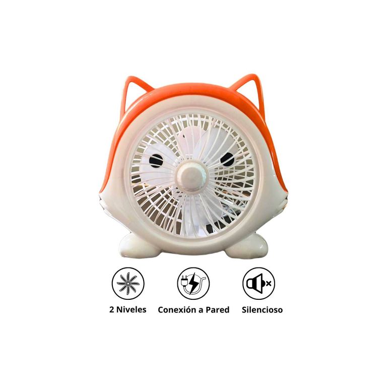 Ventilador para Escritorio Kawaii 2 Niveles