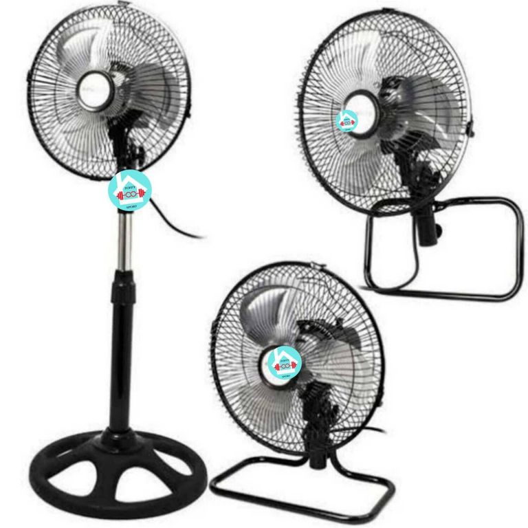 Ventilador Chiquito 3 en1 "10" pulgadas NEGRO