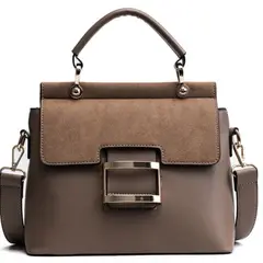 GENERICO - Cartera portátil estilo coreano, pequeño bolso cuadrado britanico.