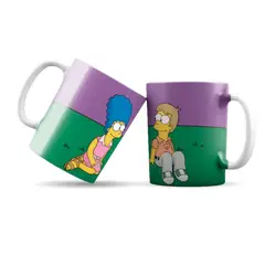 GENERICO - Pack de tazas Marge y Homero 11Oz