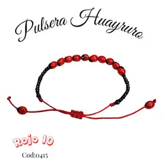 GENERICO - Pulsera Huayruro para bebes y niñas