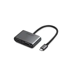 UGREEN - Adaptador USB C 2 en 1 HDMI y VGA Hub