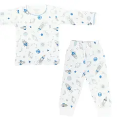 GENERICO - Pijama Bebe Niño - Algodon - Espacio