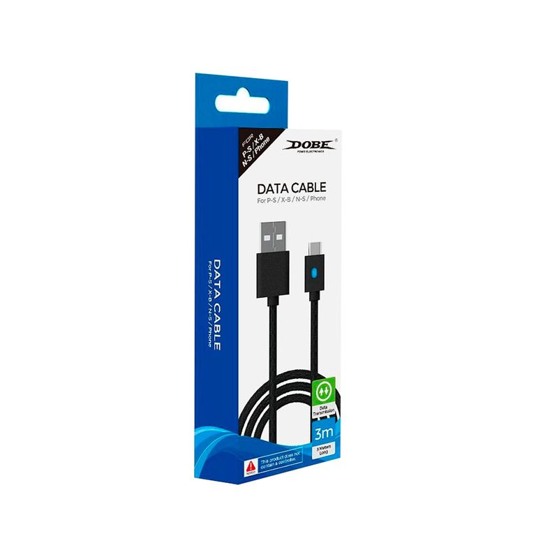 Cable De Carga Para Mando Dualsense 5 Playstation 5 Negro