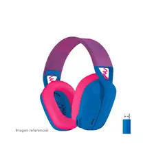 LOGITECH - Audífono con Micrófono G435 Lightspeed Bluetooth Blue