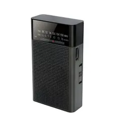 GENERICO - Radio Portatil a Pilas Modelo Retro AM/FM Bossney