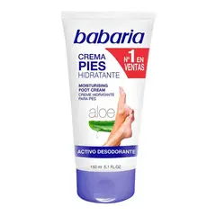 BABARIA - Crema para Pies Hidratante de Aloe Vera