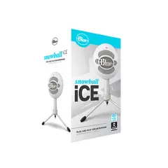 BLUE - Microfono Snowball Ice-Usb Cardioid White