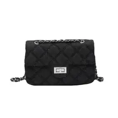 GENERICO - Bolso De Mano Cruzado Denim Blue Para Dama