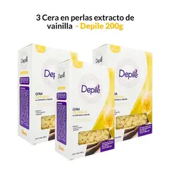 GENERICO - 3 Cera en perlas extracto de vainilla 200g - Depile