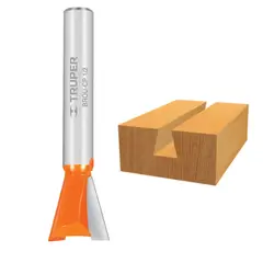 TRUPER - Broca fresa para ruteadora fresadora cola de pato 12