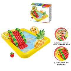 IMPORTADO MC - Centro de Juegos Inflable Frutas Tobogan 244x191x91