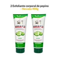 NEVADA NATURAL PRODUCTS - 2 Exfoliante corporal de pepino 400g - Nevada