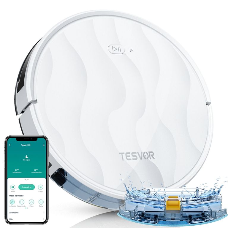 Aspiradora y Trapeador Robot M2 6000 Pa WiFi