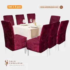 SALA FABULOSA - Funda de silla 8 piezas PLUSH GUINDASala fabulosa