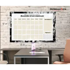 IMPRESIONARTE - Planner de PVC Mensual Semanal