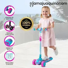 KINGDOM - Scooter para Niños «POCKET» Pink Dark