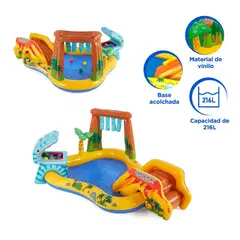 IMPORTADO MC - Centro de Juegos Inflable Dinosaurio 249x191x109