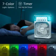GENERICO - Enfriador Aire Acondicionado 3 en 1 Ventilador Portatil Humidificador