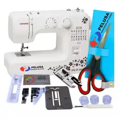 JANOME - 311 Más Tijera Y Falso Overlock De !! Gtia. 1 Año