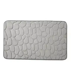 AURELA - CobbleMat - Alfombra Absorbente con Memory Foam para Baño