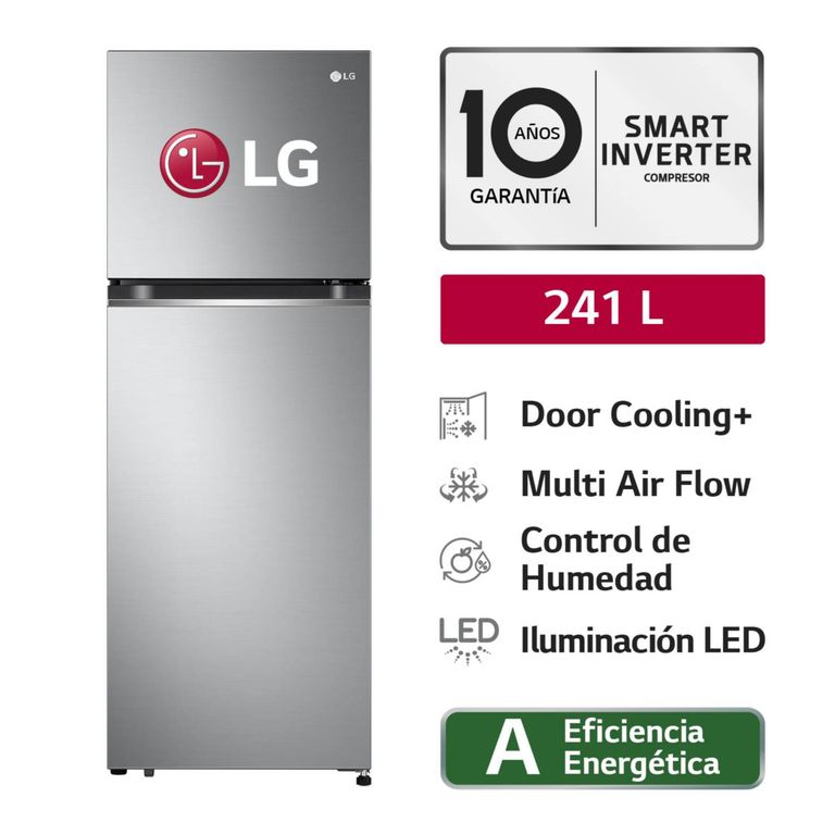 Refrigeradora GT24BPP Top Freezer 241L Plateada