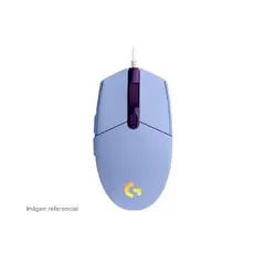LOGITECH - G203 Mouse Gamer Lightsync RGB Lila