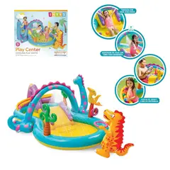 INTEX - Centro de Juegos Inflable Dinosaurio 302x229x112