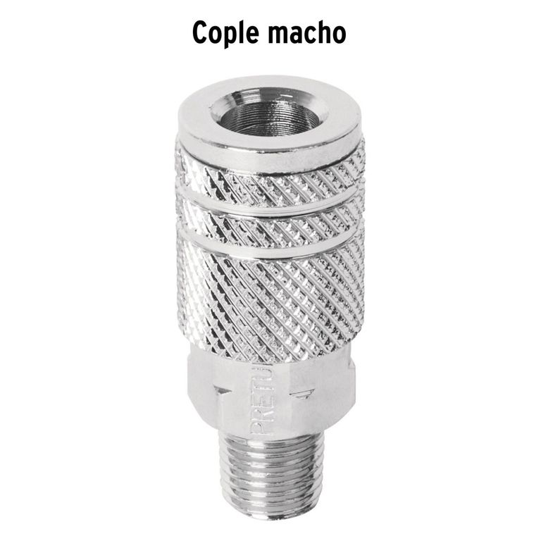 CONECTOR ACOLE RAPIDO MACHO PARA COMPRESORA DE AIRE