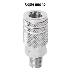 PRETUL - CONECTOR ACOLE RAPIDO MACHO PARA COMPRESORA DE AIRE