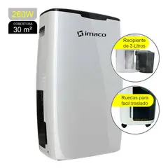 IMACO - Deshumedecedor Digital DHE15 Blanco 16L 260w