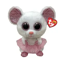 TY - PELUCHE BEANIE BOOS NINA BAILARINA BLANCA REGULAR 36365