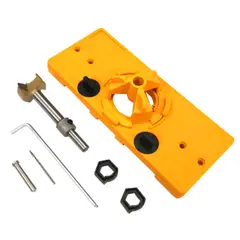 GENERICO - GUIA PARA AGUJEROS DE BISAGRAS CANGREJO CON BROCA FORSTNER DE 35MM