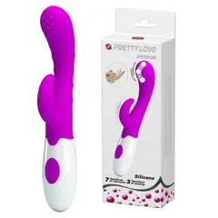 PRETTY LOVE - Vibrador de doble estimulación con cosquilleo Arthur