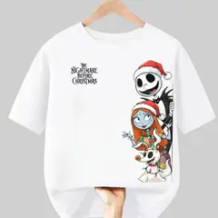 GENERICO - Polos Navidad Jack Skellington Christmas - Talla 4 hasta XL