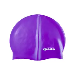 PORTO - Gorro de Natacion Silicona Morado