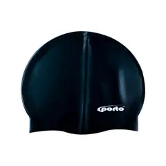 PORTO - Gorro de Natacion Silicona Negro