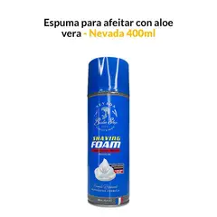 NEVADA NATURAL PRODUCTS - Espuma para afeitar con aloe vera 400ml - Nevada