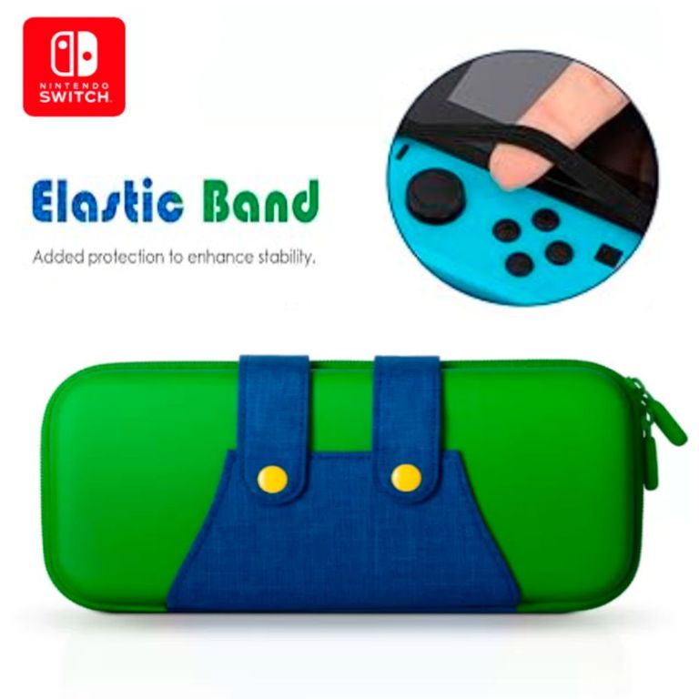 Protector Estuche Portatil Impermeable de Nintendo Switch Verde