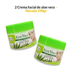 NEVADA NATURAL PRODUCTS - 2 Crema facial de aloe vera 50ml - Nevada